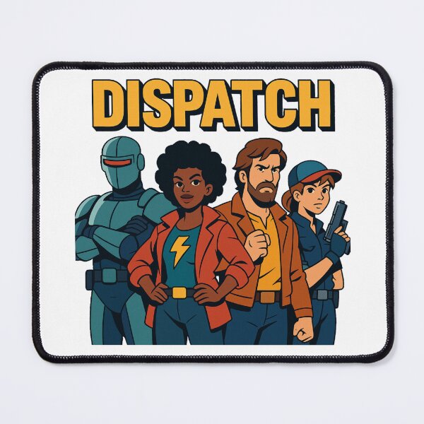 Item preview, Dispatch Heroes Classic – Retro Comic Squad Illustration (2025) designed and sold by LunarBones.