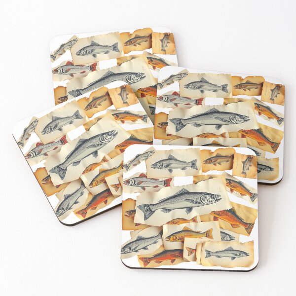 Item preview, Vintage Fish Collage designed and sold by LKozerski.