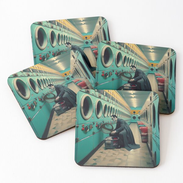 Item preview, Spin Cycle Rodeo: Turbocharged Teal & Existential Socks designed and sold by Print Fiction.