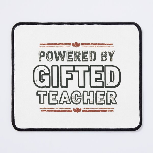Item preview, Powered by gifted teacher.. funny quote design designed and sold by Happyhoo1.