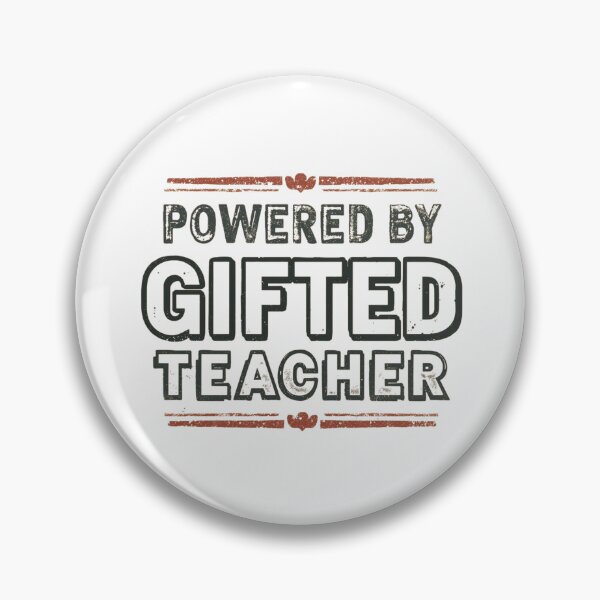 Item preview, Powered by gifted teacher.. funny quote design designed and sold by Happyhoo1.