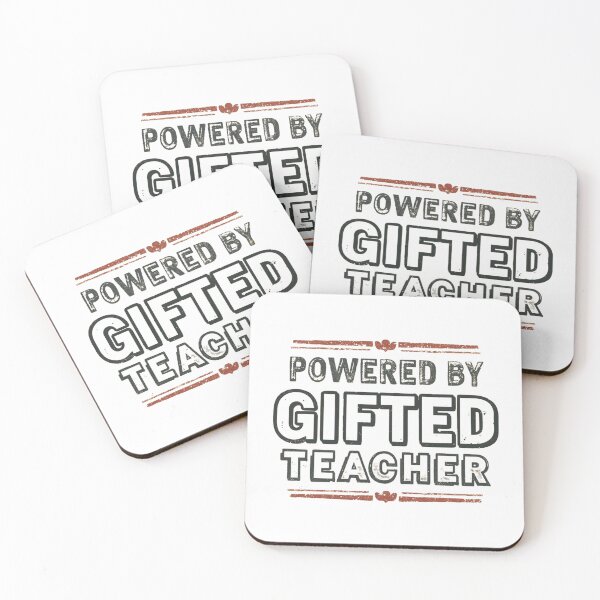 Item preview, Powered by gifted teacher.. funny quote design designed and sold by Happyhoo1.