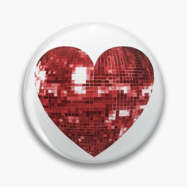 Item preview, glitter hearth red designed and sold by Jara  Palis.