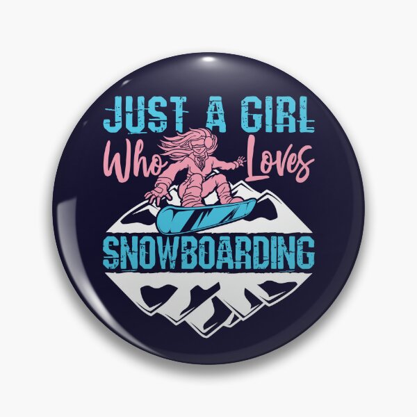 Item preview, Just A Girl Who Loves Snowboarding designed and sold by jaygo.