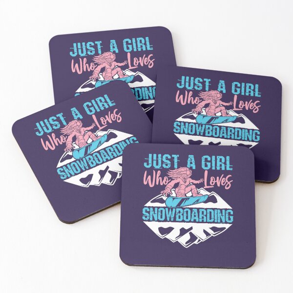 Item preview, Just A Girl Who Loves Snowboarding designed and sold by jaygo.