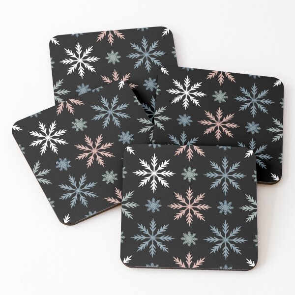 Item preview, Pastel Snowflake Pattern – Soft Winter Holiday Design designed and sold by SoftStyleStudio ⭐⭐⭐.