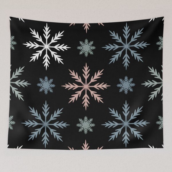 Item preview, Pastel Snowflake Pattern – Soft Winter Holiday Design designed and sold by SoftStyleStudio ⭐⭐⭐.