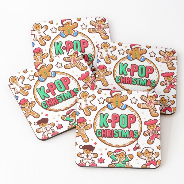 Item preview, Kpop Christmas Gingerbread Dancers designed and sold by ArtEmotionsImages.