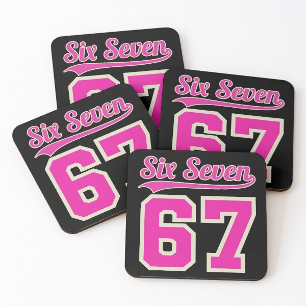 Item preview, Number 67 Numbered Six Seven Baseball Jersey Style girlsTeam 67 designed and sold by Addictive design.