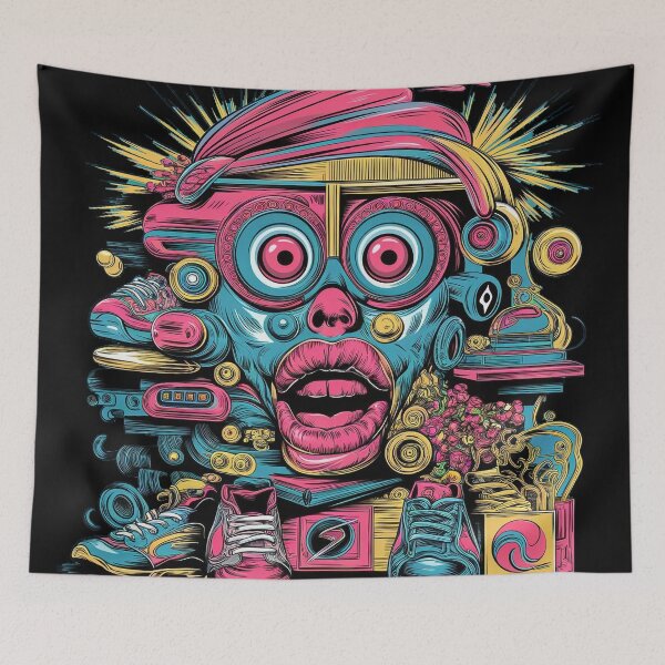 Item preview, Maximalist Pop-Art Chaos – Bold & Expressive Tee designed and sold by Thompika.