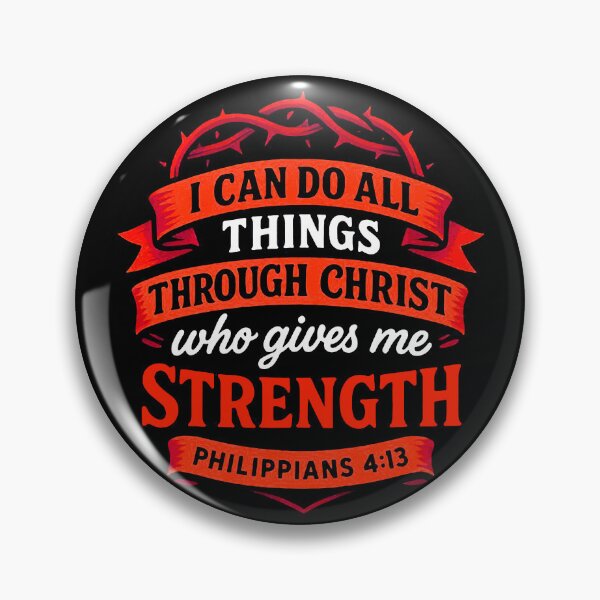 Item preview, Philippians 4:13 I can do all things through Christ who gives me strength designed and sold by plushism.
