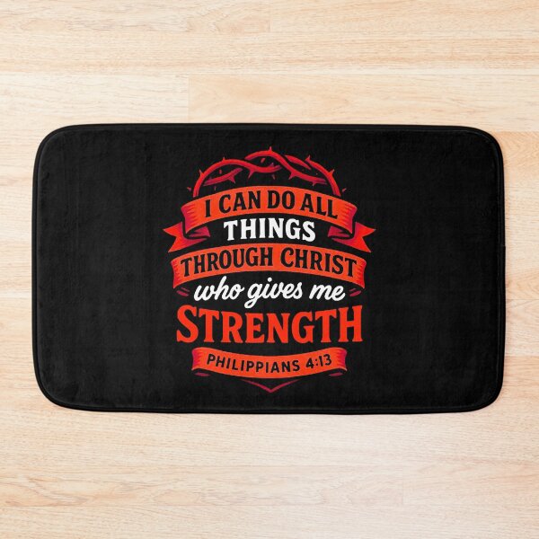Item preview, Philippians 4:13 I can do all things through Christ who gives me strength designed and sold by plushism.