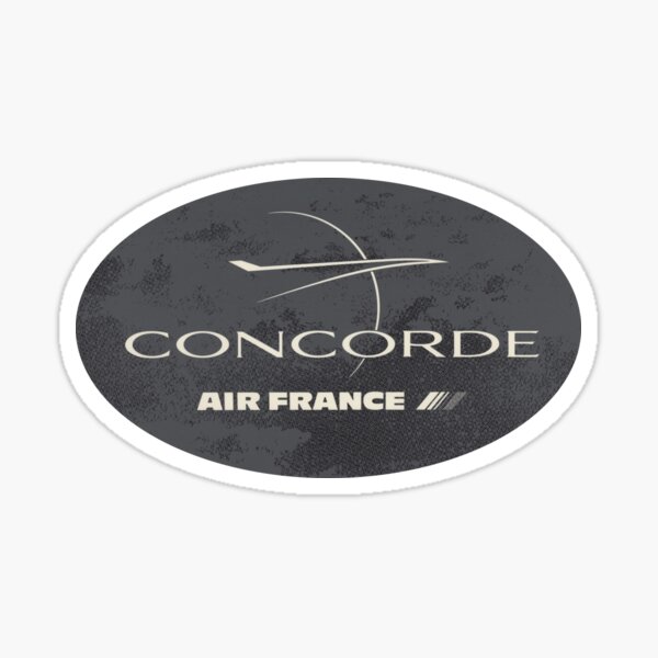 Logo Air France Concorde Sticker