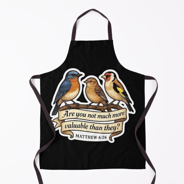 Item preview, Matthew 6:26 Are you not much more valuable than they?  designed and sold by plushism.