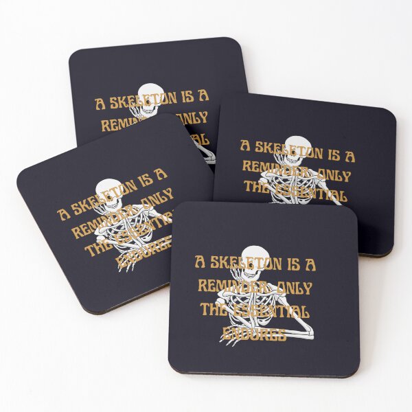 Item preview, Relaxing Skeleton – Chill Dark Art Design for Gothic & Edgy Vibes designed and sold by زينتريتي.