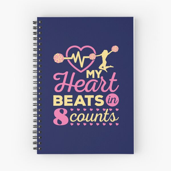 Item preview, My Heart Beats in 8 Counts Cheerleading Cheerleader designed and sold by jaygo.