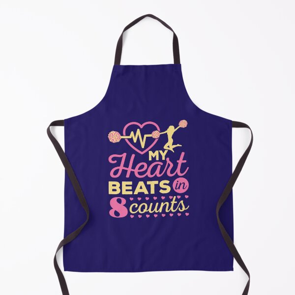 Item preview, My Heart Beats in 8 Counts Cheerleading Cheerleader designed and sold by jaygo.