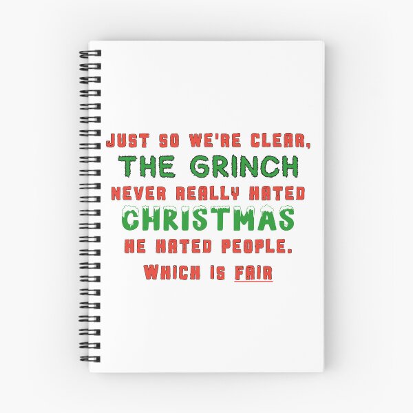 Item preview, The Grinch Never Really Hated Christmas  designed and sold by CasDoodles.