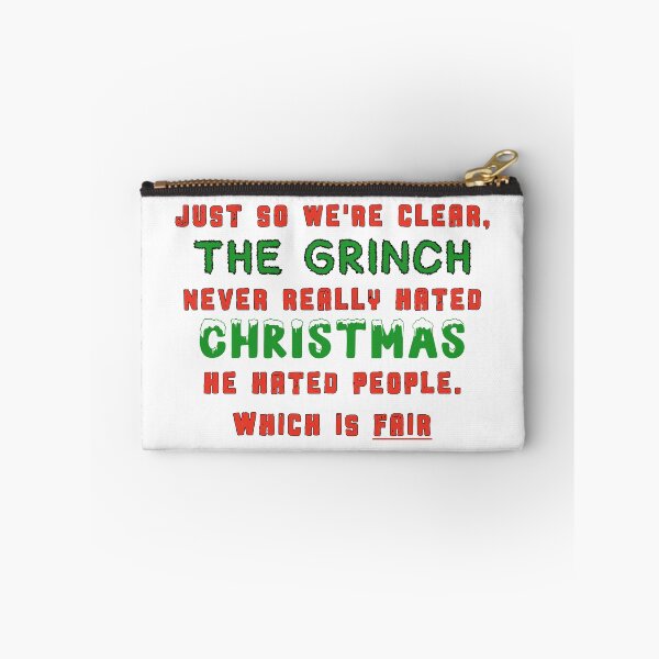 Item preview, The Grinch Never Really Hated Christmas  designed and sold by CasDoodles.