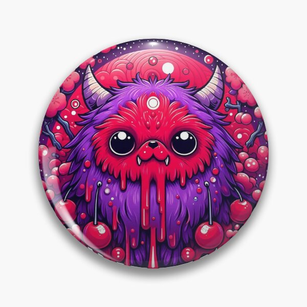 Item preview, Kawaii Cherry Blossom Demon Cat Yokai Art designed and sold by BigBlueArt.