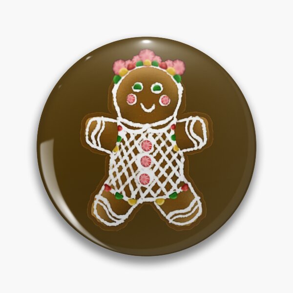 Item preview, Gingerbread Woman designed and sold by CharmedHeartArt.