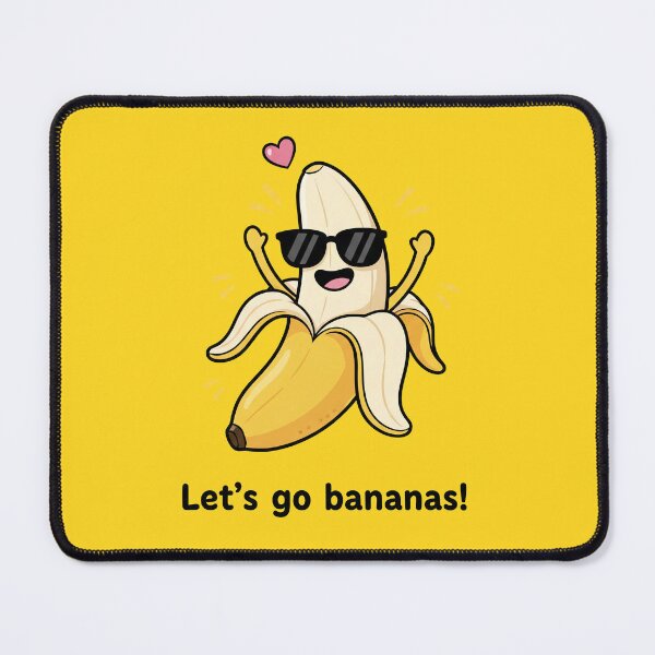 Item preview, Let's Go Bananas Kawaii Banana designed and sold by Abhinav Khare.