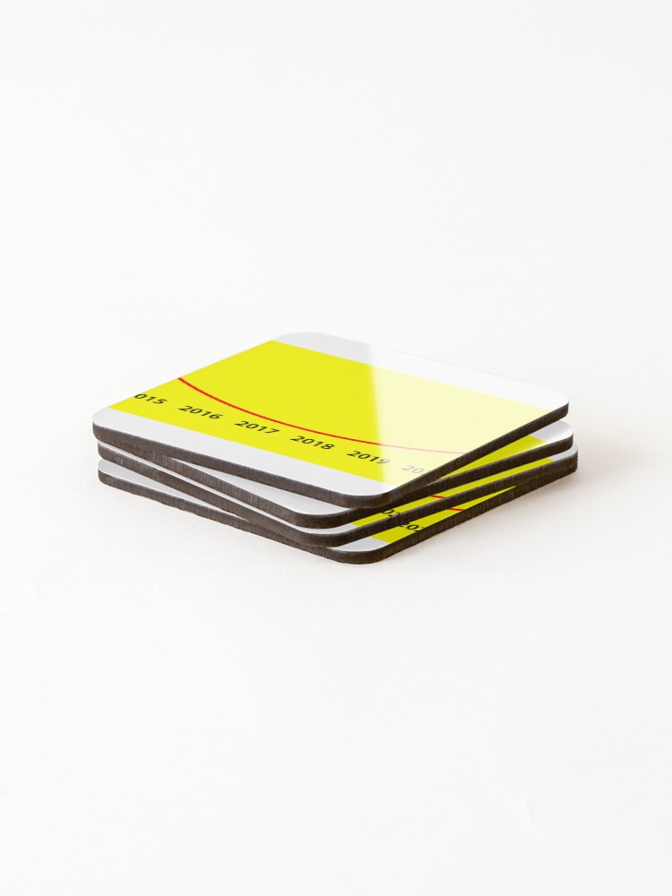 Thumbnail 4 of 5, Coasters (Set of 4), Tipping Point, Inflection Point designed and sold by VisionWind.
