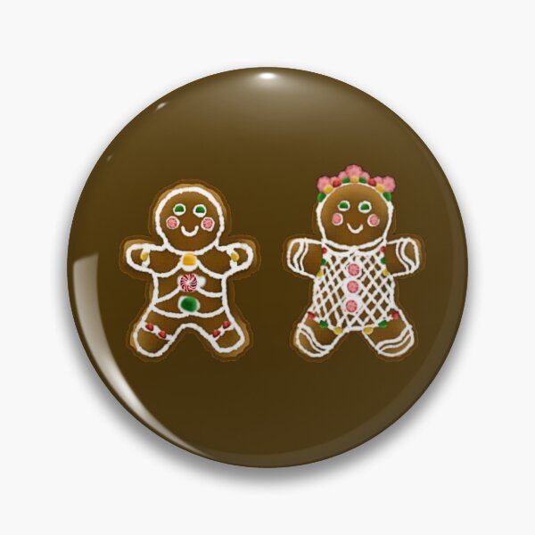 Item preview, Gingerbread Couple designed and sold by CharmedHeartArt.