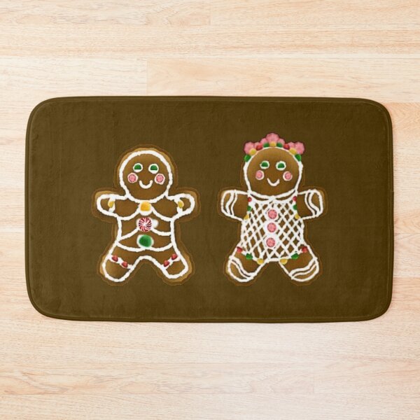 Item preview, Gingerbread Couple designed and sold by CharmedHeartArt.