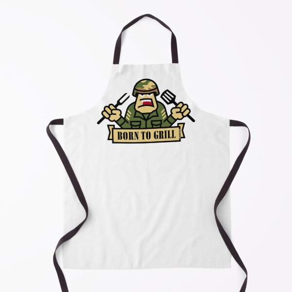 Item preview, Born To Grill (Grilling / BBQ / Barbecue / Army) designed and sold by Roderix.