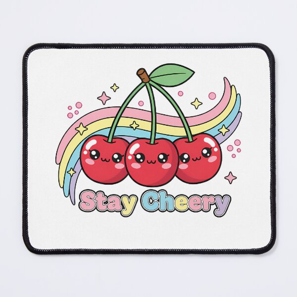 Item preview, Stay Cheery Kawaii Cherry Sticker – Cute Fruit Aesthetic Design designed and sold by Vrixat.