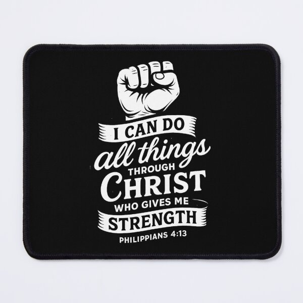 Item preview, Philippians 4:13 I can do all things through Christ who gives me strength designed and sold by plushism.