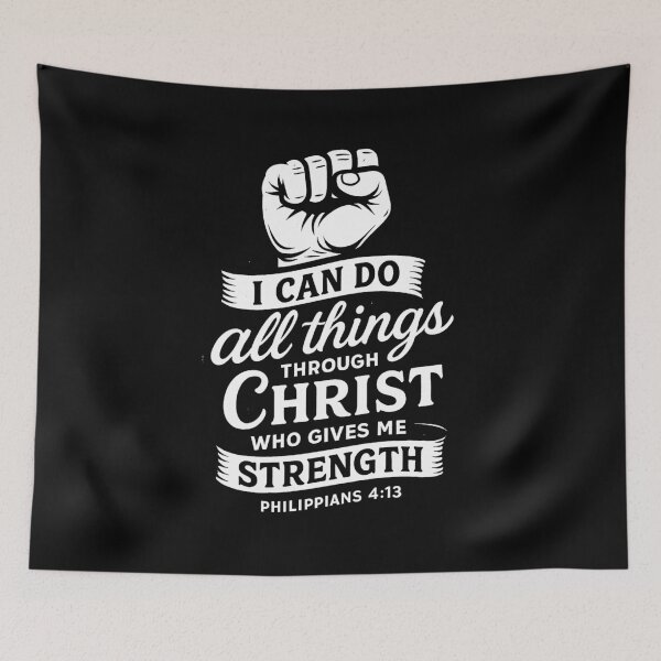Item preview, Philippians 4:13 I can do all things through Christ who gives me strength designed and sold by plushism.