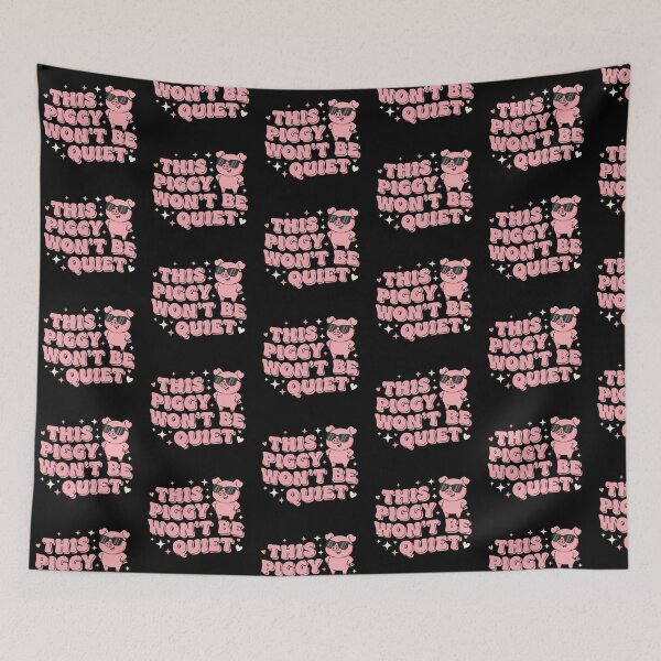 Item preview, This piggy won't be quiet  designed and sold by Ash Mary's Designs.