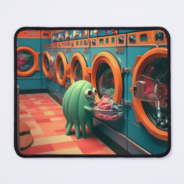 Item preview, Spin Cycle of the Funkadelic Kraken: Laundro-Matic Mayhem in 8-Bit Drip Mode designed and sold by Print Fiction.