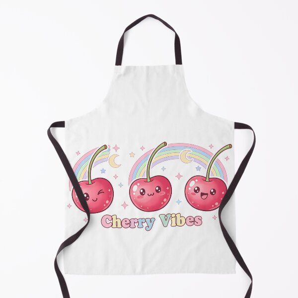 Item preview, Cherry Vibes Kawaii Fruit Sticker – Cute Aesthetic Cherry Design designed and sold by Vrixat.