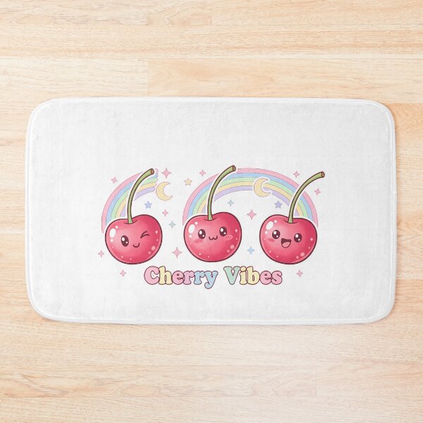 Item preview, Cherry Vibes Kawaii Fruit Sticker – Cute Aesthetic Cherry Design designed and sold by Vrixat.