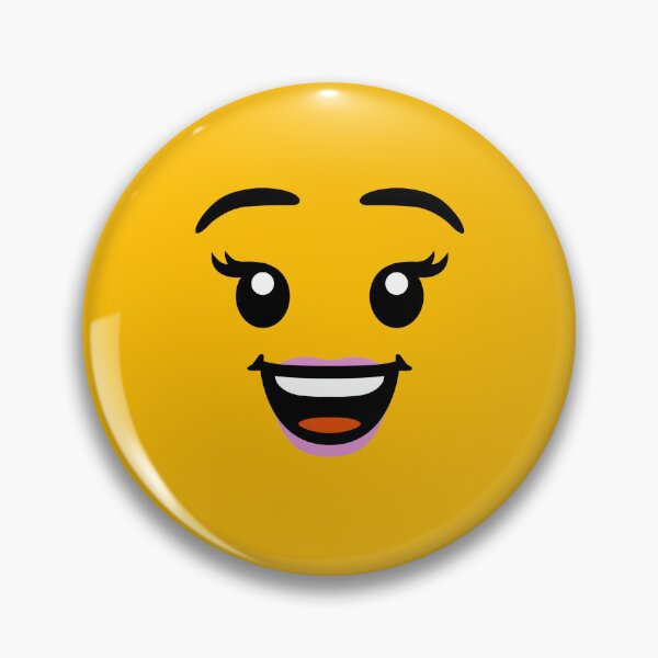 Item preview, Brick Face - Happy Girl designed and sold by design-jobber.