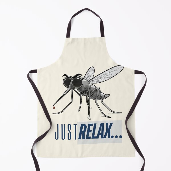 Item preview, Just Relax Funny Mosquito Meme - Humorous Blood Sucking Insect Joke designed and sold by HumTumMe.