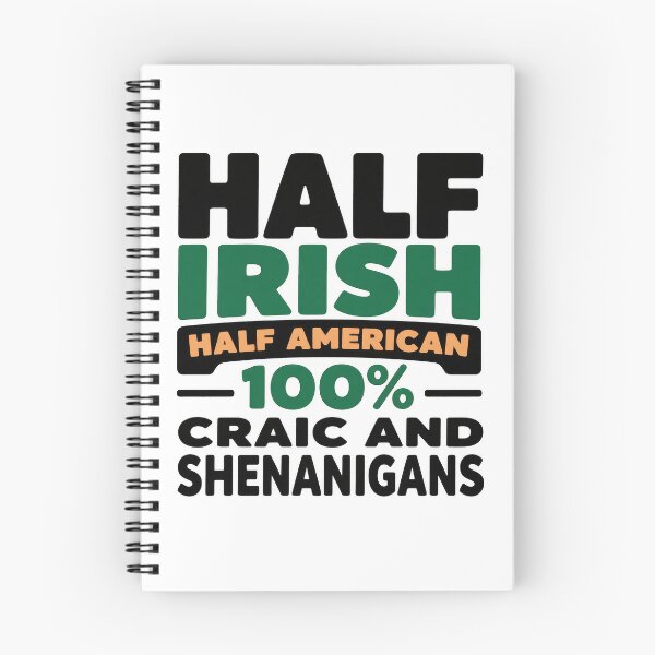 Item preview, Irish + American = Craic & Shenanigans designed and sold by MayoToManhattan.