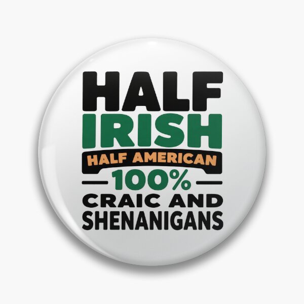 Item preview, Irish + American = Craic & Shenanigans designed and sold by MayoToManhattan.