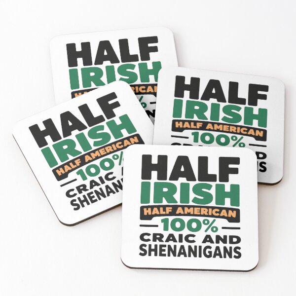 Item preview, Irish + American = Craic & Shenanigans designed and sold by MayoToManhattan.