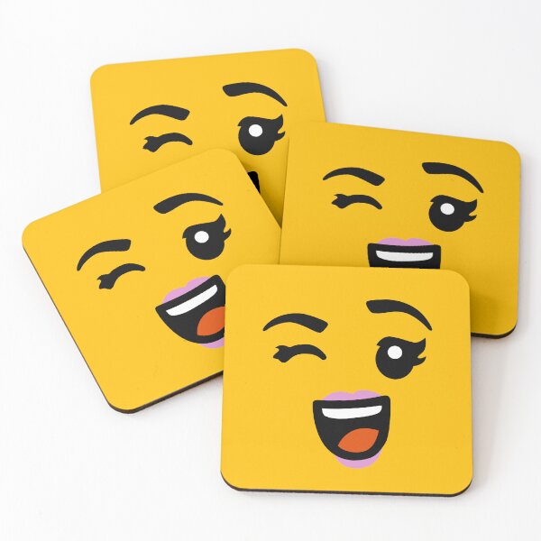 Item preview, Brick Face - Winking Girl designed and sold by design-jobber.