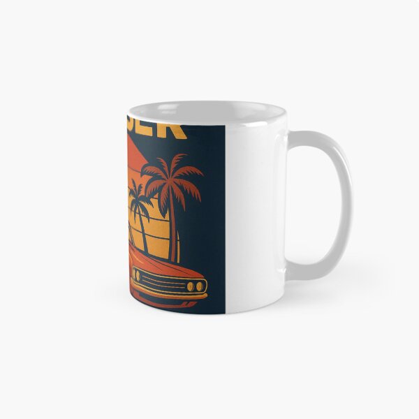 Item preview, Vintage Muscle Car 1974 Retro Sunset – Classic 70s Car T-Shirt Design designed and sold by MEg-1985.