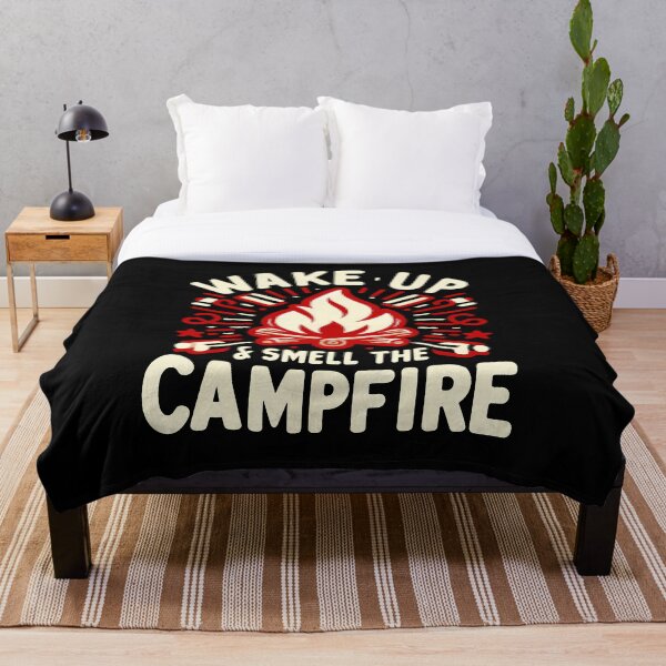 Aperçu de l'œuvre Réveillez-vous et sentez l'odeur du feu de camp créée et vendue par RubySandy.