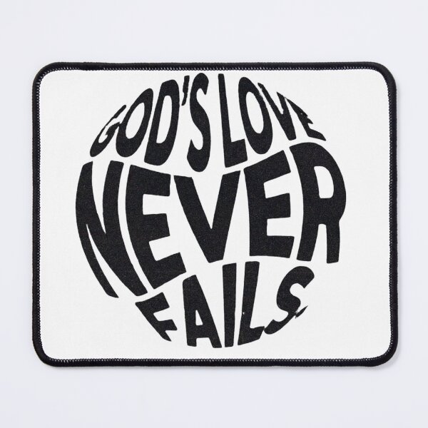 Item preview, God's Love Never Fails Circle designed and sold by FitnWear.