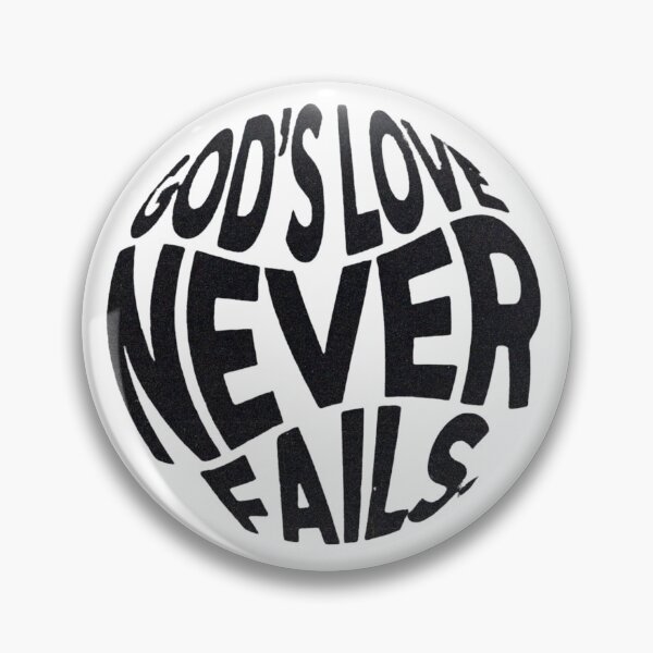 Item preview, God's Love Never Fails Circle designed and sold by FitnWear.