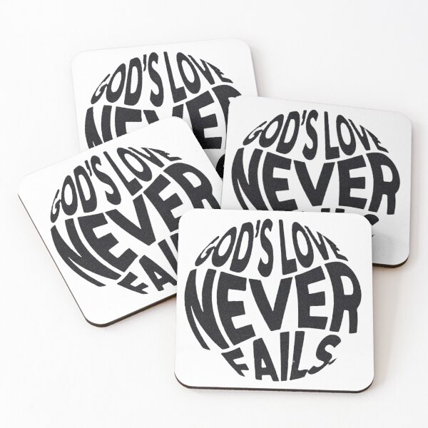 Item preview, God's Love Never Fails Circle designed and sold by FitnWear.