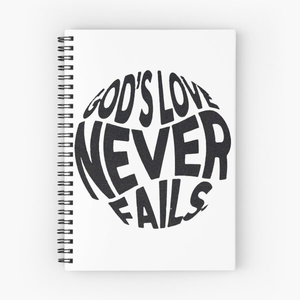Item preview, God's Love Never Fails Circle designed and sold by FitnWear.
