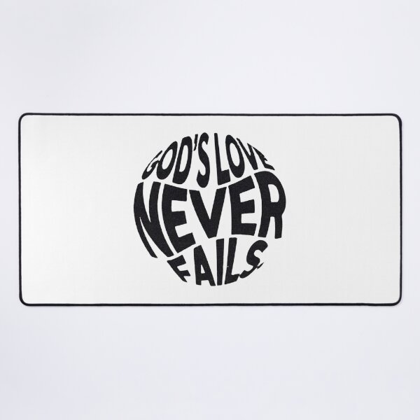 Item preview, God's Love Never Fails Circle designed and sold by FitnWear.